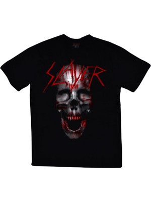 stonedfame Slayer Baskılı T-Shirt