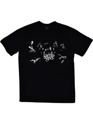 stonedfame Lamb Of God Baskılı T-Shirt