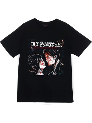 stonedfame My Chemical Romance Baskılı T-Shirt
