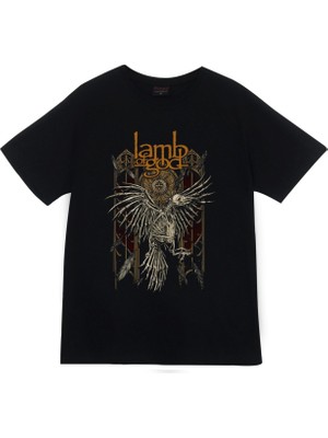 stonedfame Lamb Of God Baskılı T-Shirt