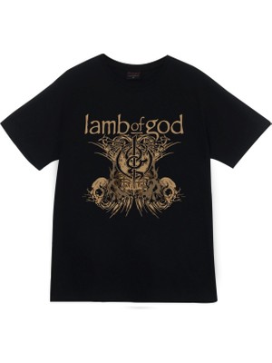 stonedfame Lamb Of God Basklı T-Shirt