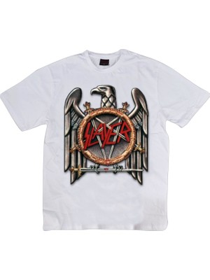 stonedfame Slayer Baskılı T-Shirt