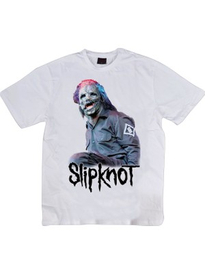 stonedfame Slipknot Baskılı T-Shirt