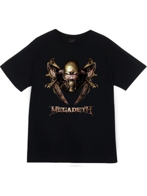 stonedfame Megadeth Baskılı T-Shirt