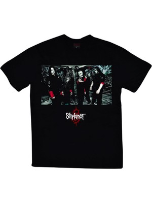 stonedfame Slipknot Baskılı T-Shirt