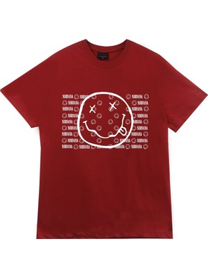 stonedfame Nirvana Baskılı T-Shirt