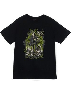 stonedfame Lamb Of God Baskılı T-Shirt