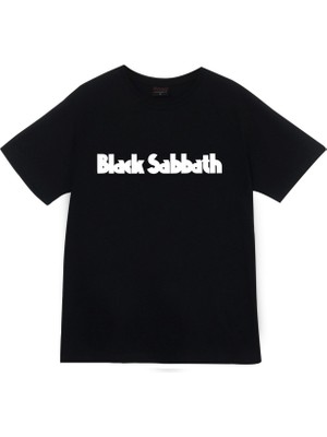stonedfame Black Sabbath Baskılı T-Shirt