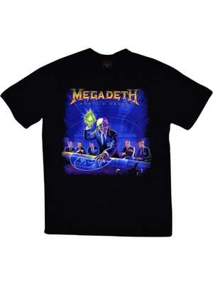 stonedfame Megadeth Baskılı T-Shirt