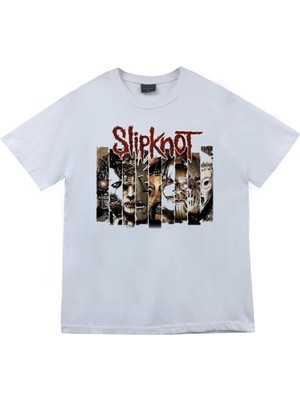 stonedfame Slipknot Baskılı T-Shirt