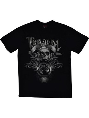 stonedfame Trivium Baskılı T-Shirt
