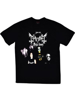 stonedfame Mayhem Baskılı T-Shirt