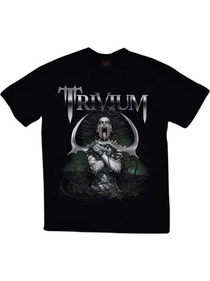 stonedfame Trivium Baskılı T-Shirt