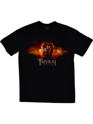 stonedfame Trivium Baskılı T-Shirt