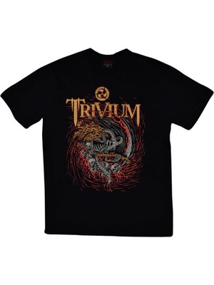 stonedfame Trivium Baskılı T-Shirt