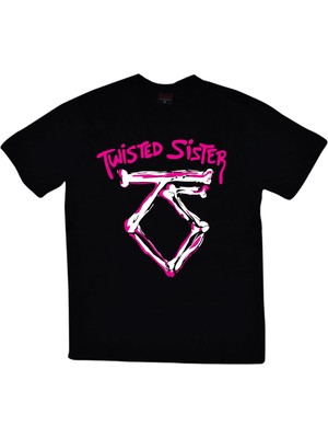 stonedfame Twisted Sister Baskılı T-Shirt