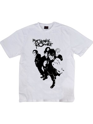 stonedfame My Chemical Romance Baskılı T-Shirt