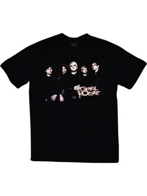 stonedfame My Chemical Romance Baskılı T-Shirt