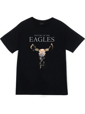 stonedfame The Eagles Baskılı T-Shirt