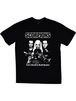 stonedfame Scorpions Baskılı T-Shirt