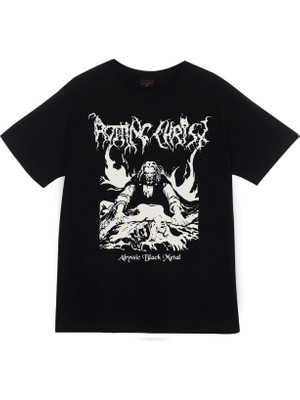 stonedfame Rotting Christ Baskılı T-Shirt