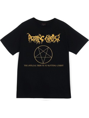 stonedfame Rotting Christ Baskılı T-Shirt