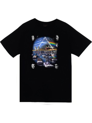 stonedfame Pink Floyd Baskılı T-Shirt