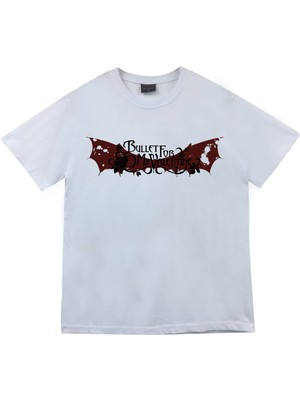 stonedfame Bullet For My Valentine Baskılı T-Shirt