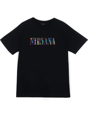 stonedfame Nirvana Baskılı T-Shirt