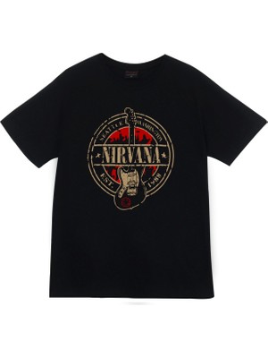 stonedfame Nirvana Baskılı T-Shirt