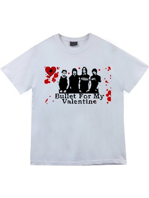 stonedfame Bullet For My Valentine Baskılı T-Shirt