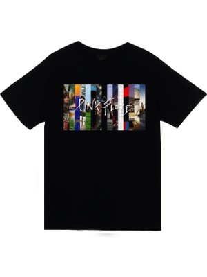 stonedfame Pink Floyd Baskılı T-Shirt