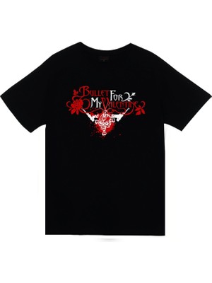 stonedfame Bullet For My Valentine Baskılı T-Shirt