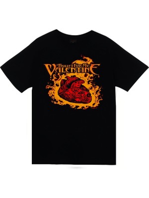 stonedfame Bullet For My Valentine Baskılı T-Shirt