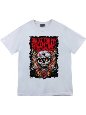 stonedfame Bullet For My Valentine Baskılı T-Shirt