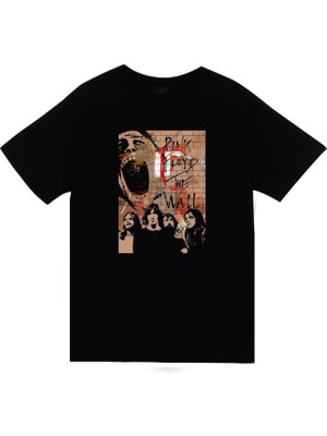 stonedfame Pink Floyd Baskılı T-Shirt