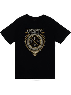 stonedfame Bullet For My Valentine Baskılı T-Shirt