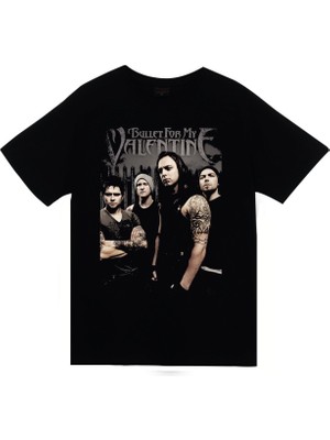 stonedfame Bullet For My Valentine Baskılı T-Shirt
