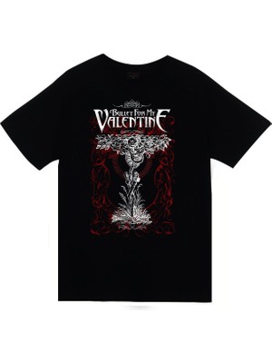 stonedfame Bullet For My Valentine Baskılı T-Shirt