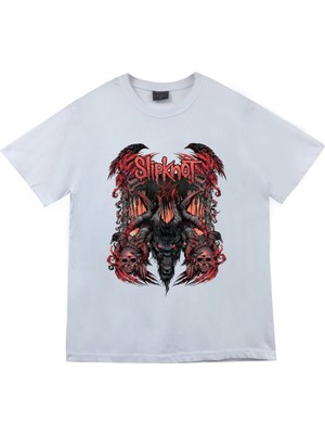 stonedfame Slipknot Baskılı T-Shirt
