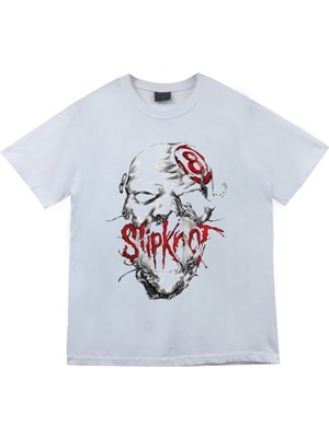 stonedfame Slipknot Baskılı T-Shirt