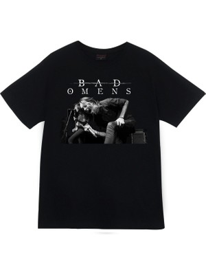 stonedfame Bad Omens Baskılı T-Shirt