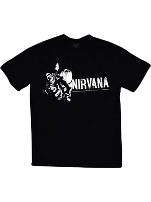 stonedfame Nirvana Baskılı T-Shirt