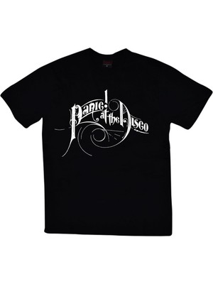 stonedfame Panic At The Disco Baskılı T-Shirt