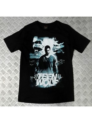 stonedfame Teen Wolf Baskılı T-Shirt