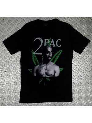 stonedfame Tupac Baskılı T-Shirt