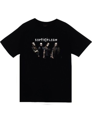 stonedfame Septicflesh Baskılı T-Shirt