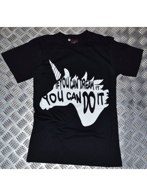 stonedfame Unıcorn Baskılı T-Shirt