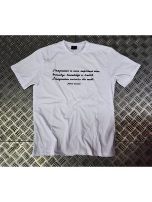 stonedfame Albert Eınsteın Baskılı T-Shirt