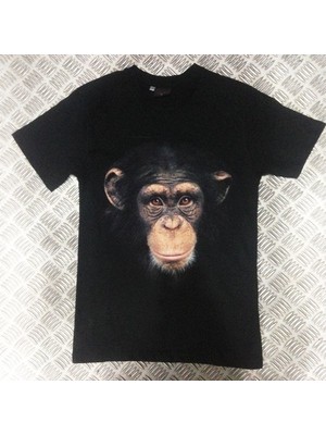 stonedfame Maymun Baskılı T-Shirt